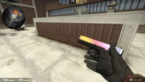 CSGO skin Glock Fade